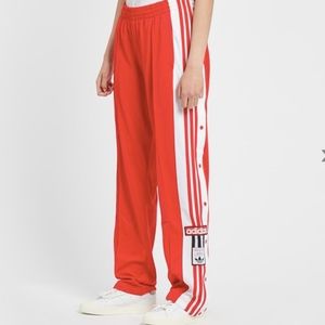 adibreak track pants red